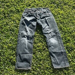 Guess Men's Dark Blue Straight Jeans